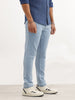 Faded Slim Fit Denim Jeans | Light Blue