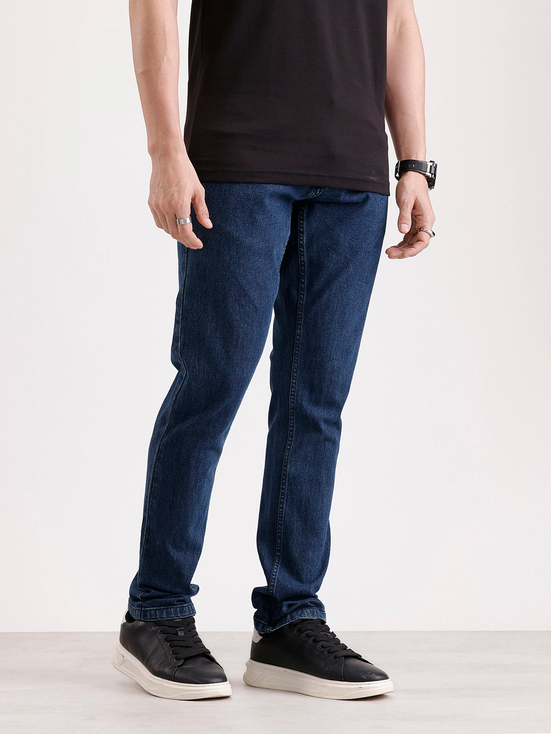 Classic Slim Fit Denim Jeans   |  Blue