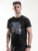 Wrogn Smudge Active Black T-Shirt