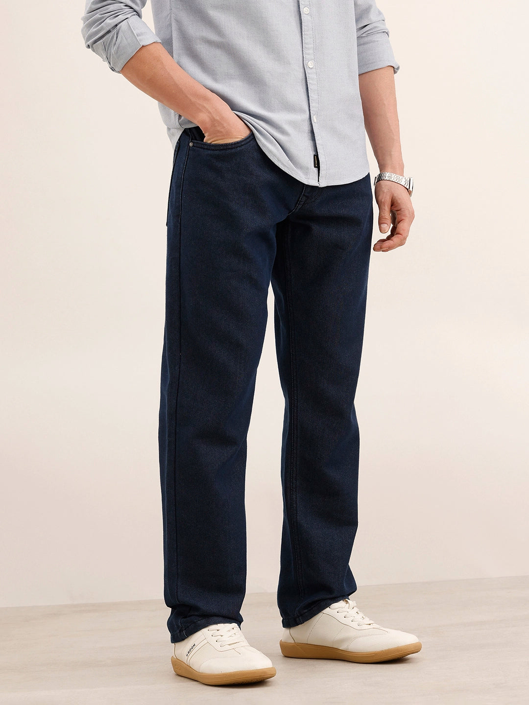 Anti Fit Denim Jeans | Dark Blue