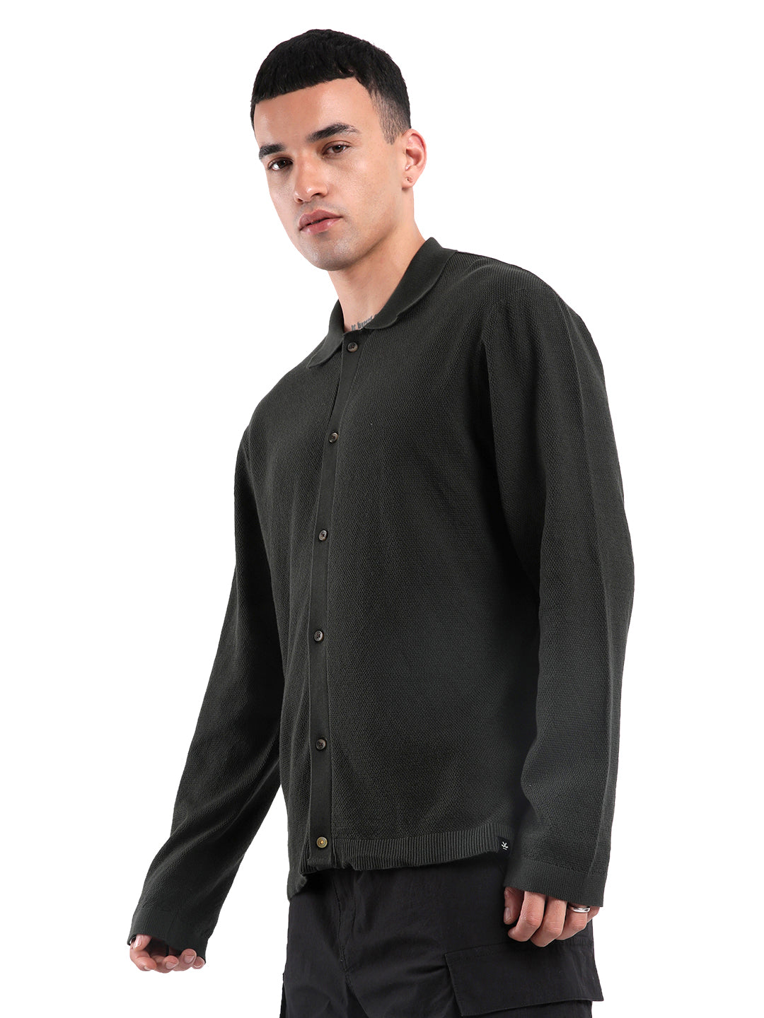 Bold Finesse Flat Knit Shirt