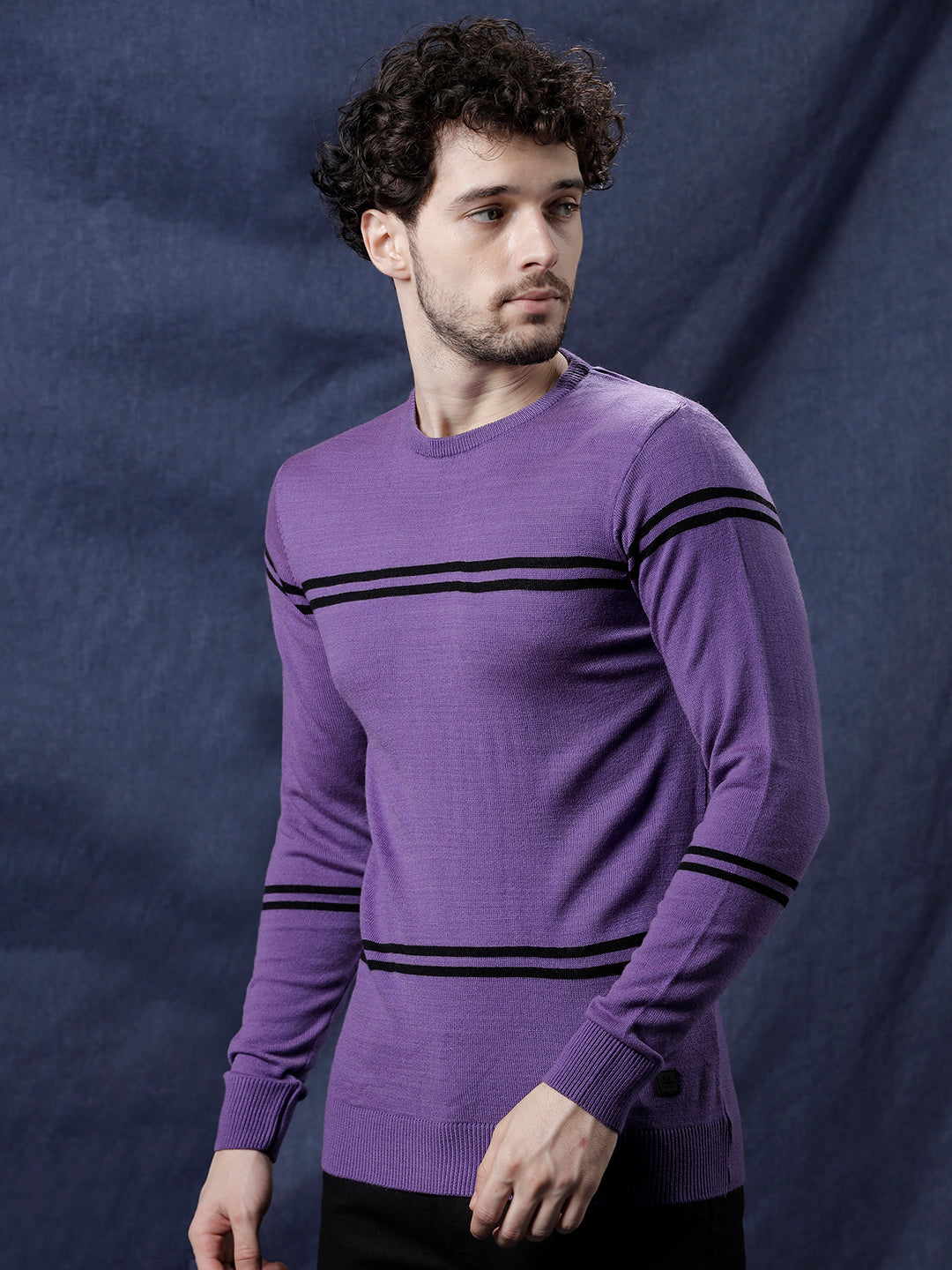 Striped Duality Pullover