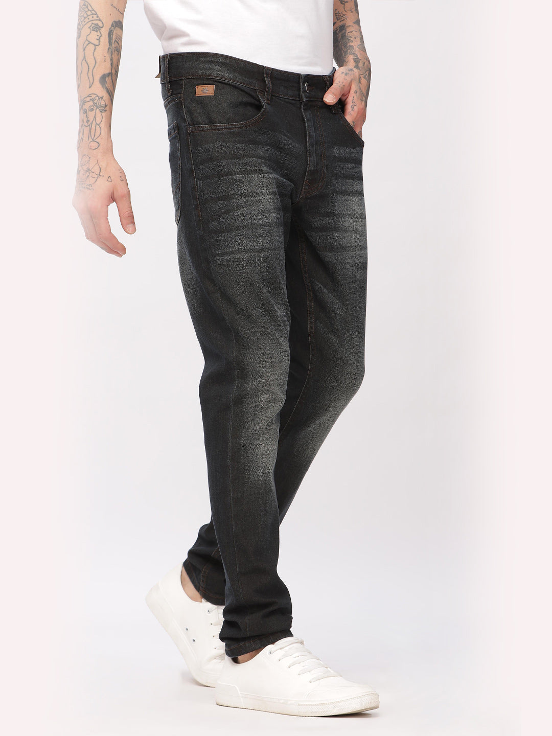 Slim Tapered Darkstone Jeans