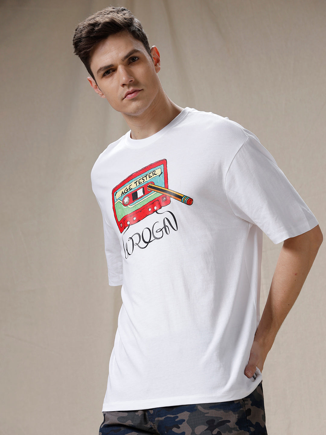Age Tester Printed Oversized T-Shirt