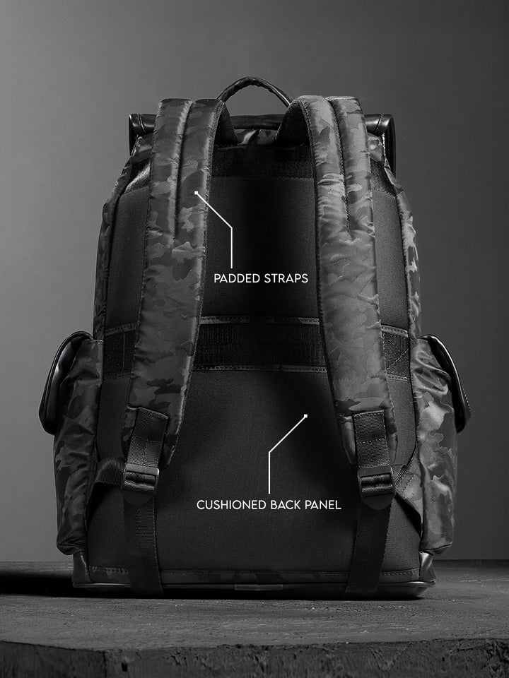 Tonal Camo Backpack | Black (30L)