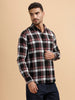 Textured Dobby Regular Fit Shirt | Red