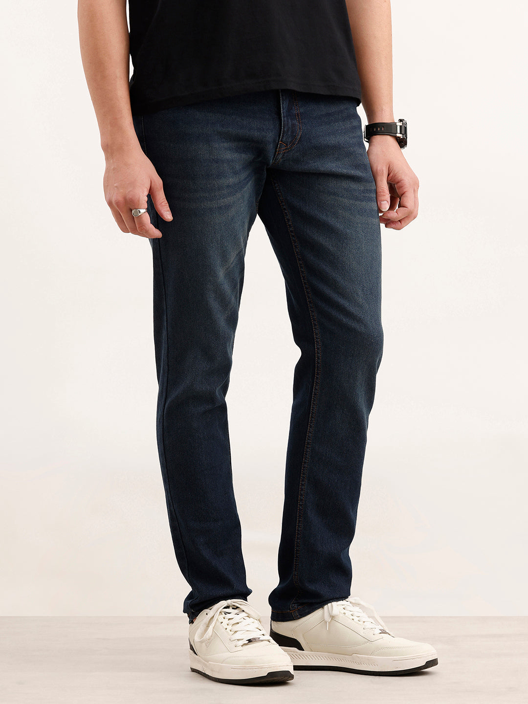 Slim Fit Denim Jeans  | Dark Blue