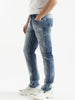 Distressed Straight Fit Jeans