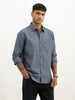 Slim Fit AOP Full Sleeve Shirt | Grey