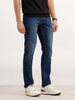 Slim Fit Faded Denim Jeans  | Blue