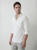 Solid Full Sleeve Shirt | White