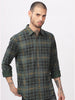 Green Squares Checked Shirt