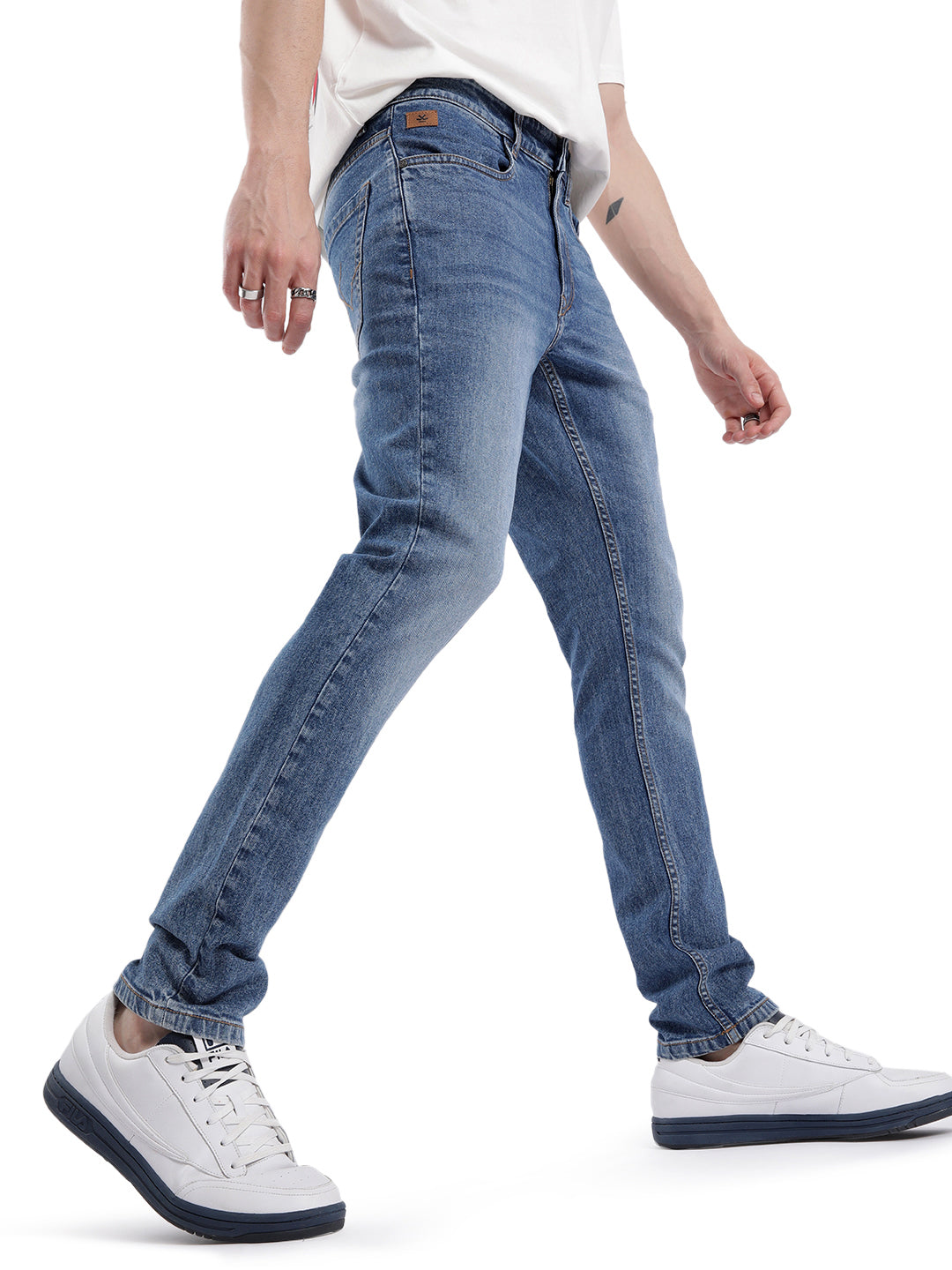 Indigo Medstone Slim Fit Jeans