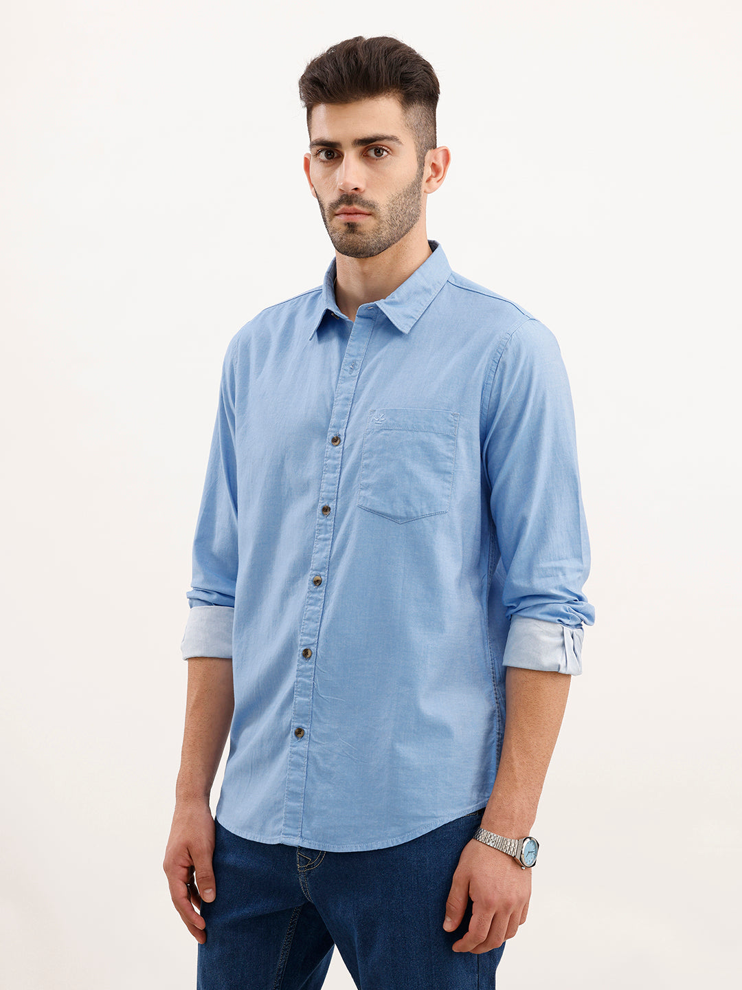 Classic Regular Fit Shirt | Light Blue