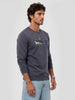 Classic Placement Printed Sweatshirt | Peach | WPSS7344S