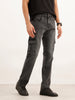 Classic Straight Fit Denim Cargo | Grey