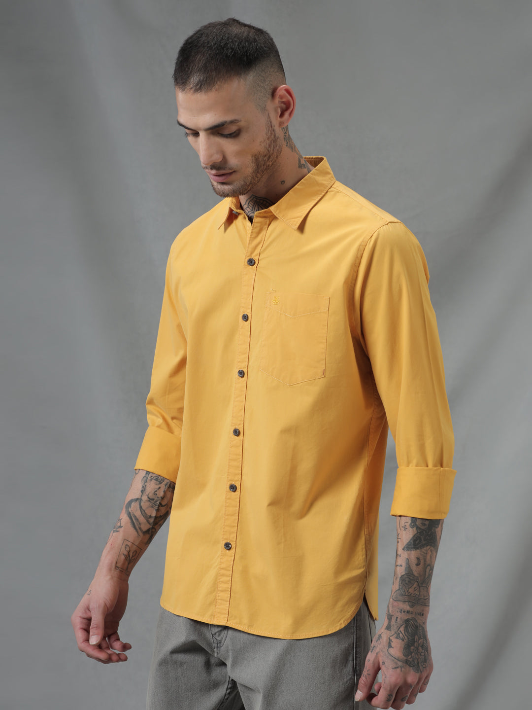 Sunshine State Yellow Solid Shirt