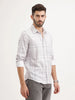 Regular Fit Checkered Shirt | Grey