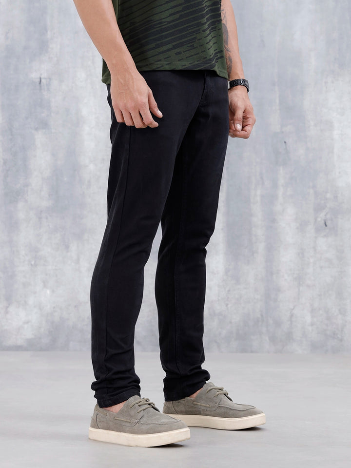 Men's Casual Slim Fit Jeans | Black