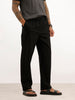Solid Loose Fit Trouser | Black