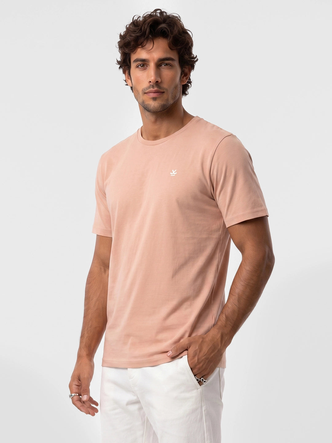 Solid Slim Fit T-Shirt | Grey