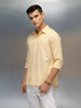 Men's Casual Regular Fit Shirt | Khaki