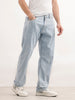 Solid Anti Fit Denim Jeans  | Light Blue
