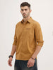 Regular Fit Placement Printed Shirt | Khaki