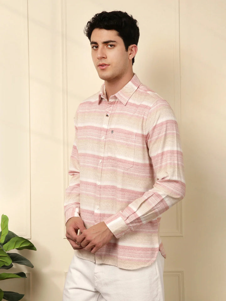 Striped Comfort Cotton Shirt