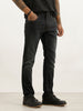 Classic Slim Fit Contrast Stitch Denim Jeans | Grey