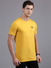 Basic Crew Neck Yellow T-Shirt