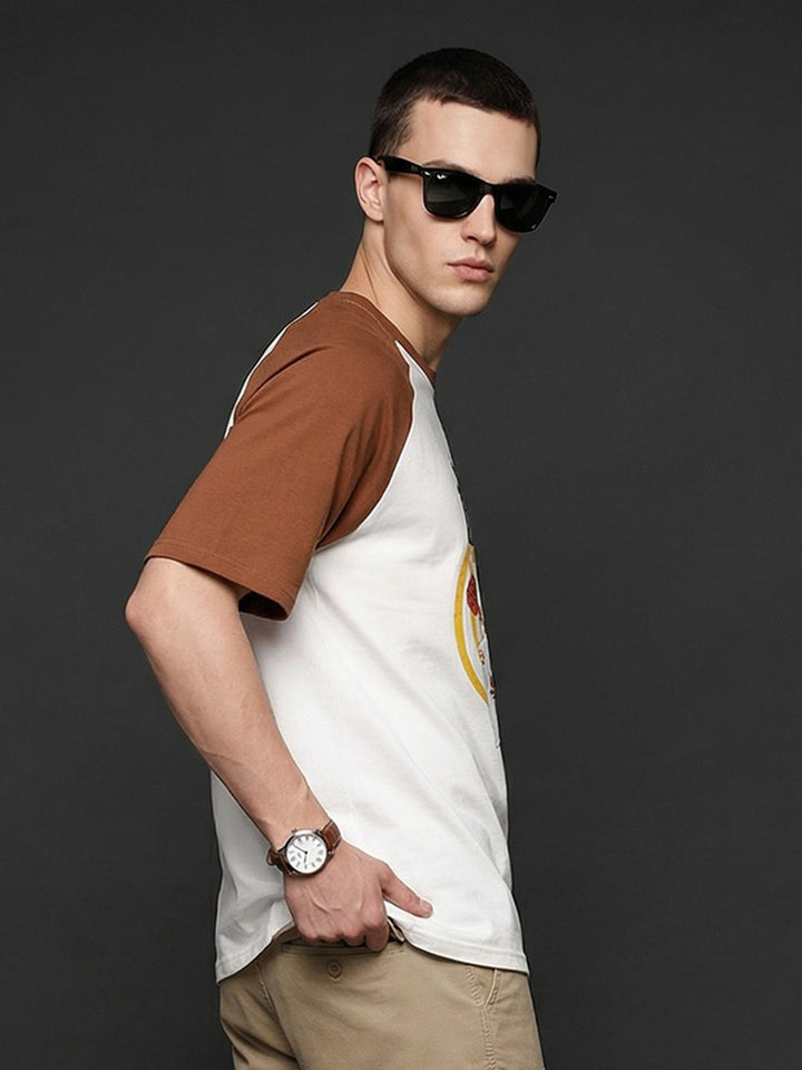 Oversized Ragland Sleeve T-Shirt | White