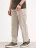 Relaxed Fit Cargo Trouser | Beige