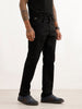Solid Regular Fit Denim Jeans | Black