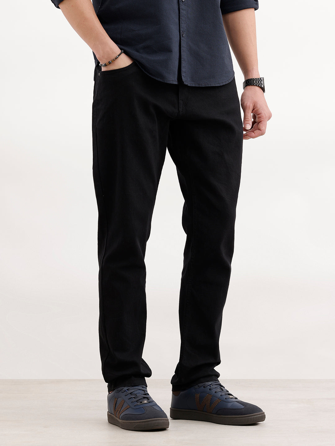 Stretchable Slim Fit Jeans | Black