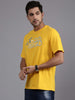 Stay Mad Printed Yellow T-Shirt