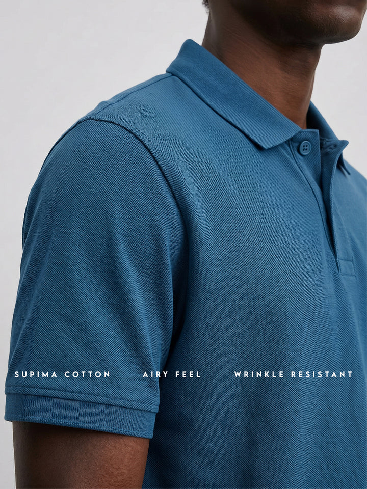 Essential Supima Polo T-Shirt | Essential | Teal
