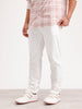Solid Slim Fit Denim Jeans  | White