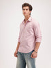 Solid Slim Fit Full Sleeve Shirt  | Pink