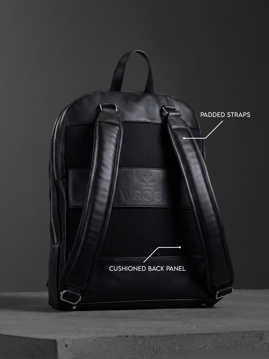 Structured Front Pocket Backpack | Black