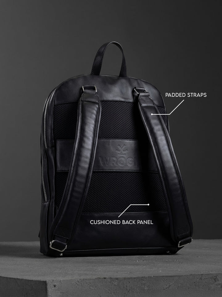 Structured Front Pocket Backpack | Black