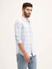 Textured Regular Fit Checkered Shirt | Blue