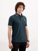 Slim Fit Tipping Collar Polo T-Shirt | Teal