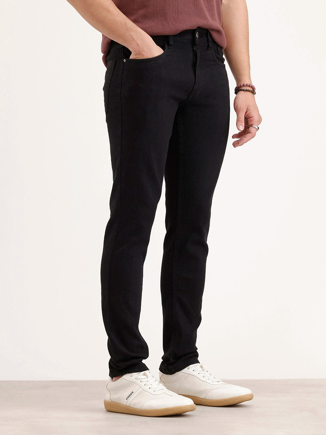 Slim Fit Denim Jeans | Black