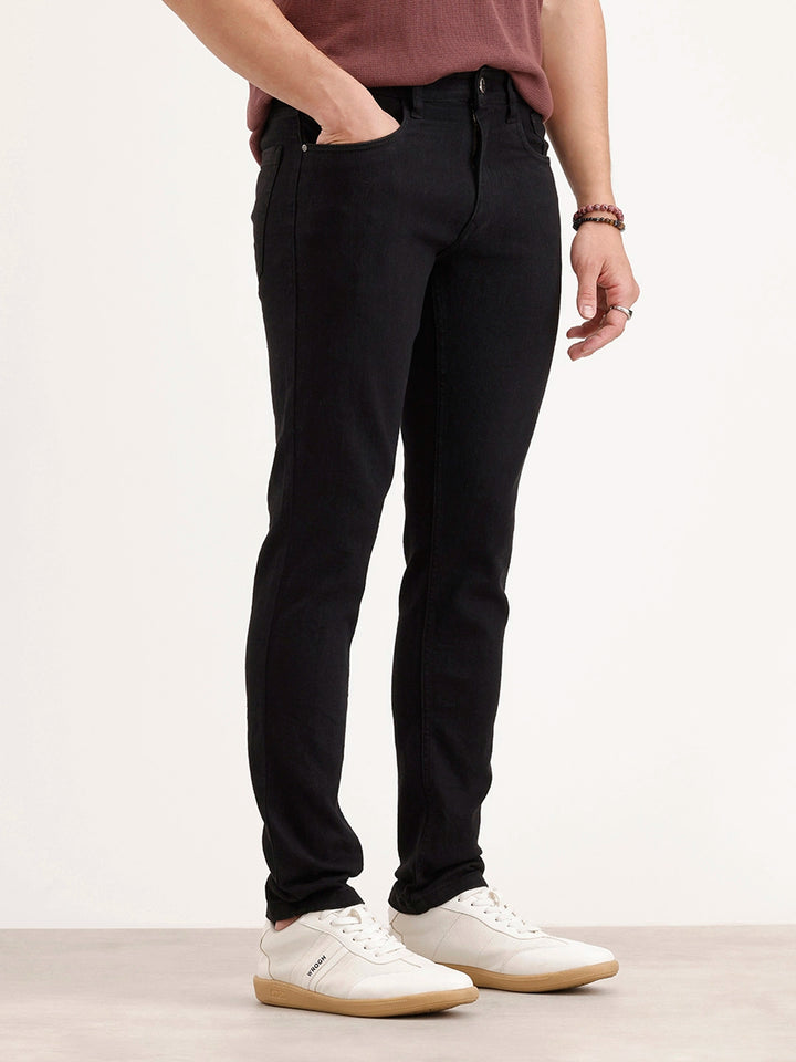 Slim Fit Denim Jeans | Black