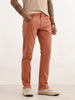 Solid Straight Fit Denim Jeans | Rust