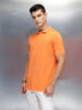 Men's Casual Slim Fit Polo T-Shirt | Orange