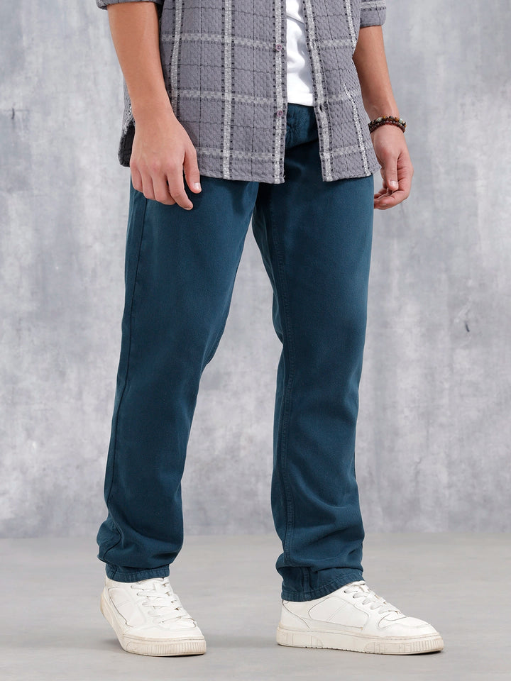 Men's Casual Relaxed Fit Jeans | Teal