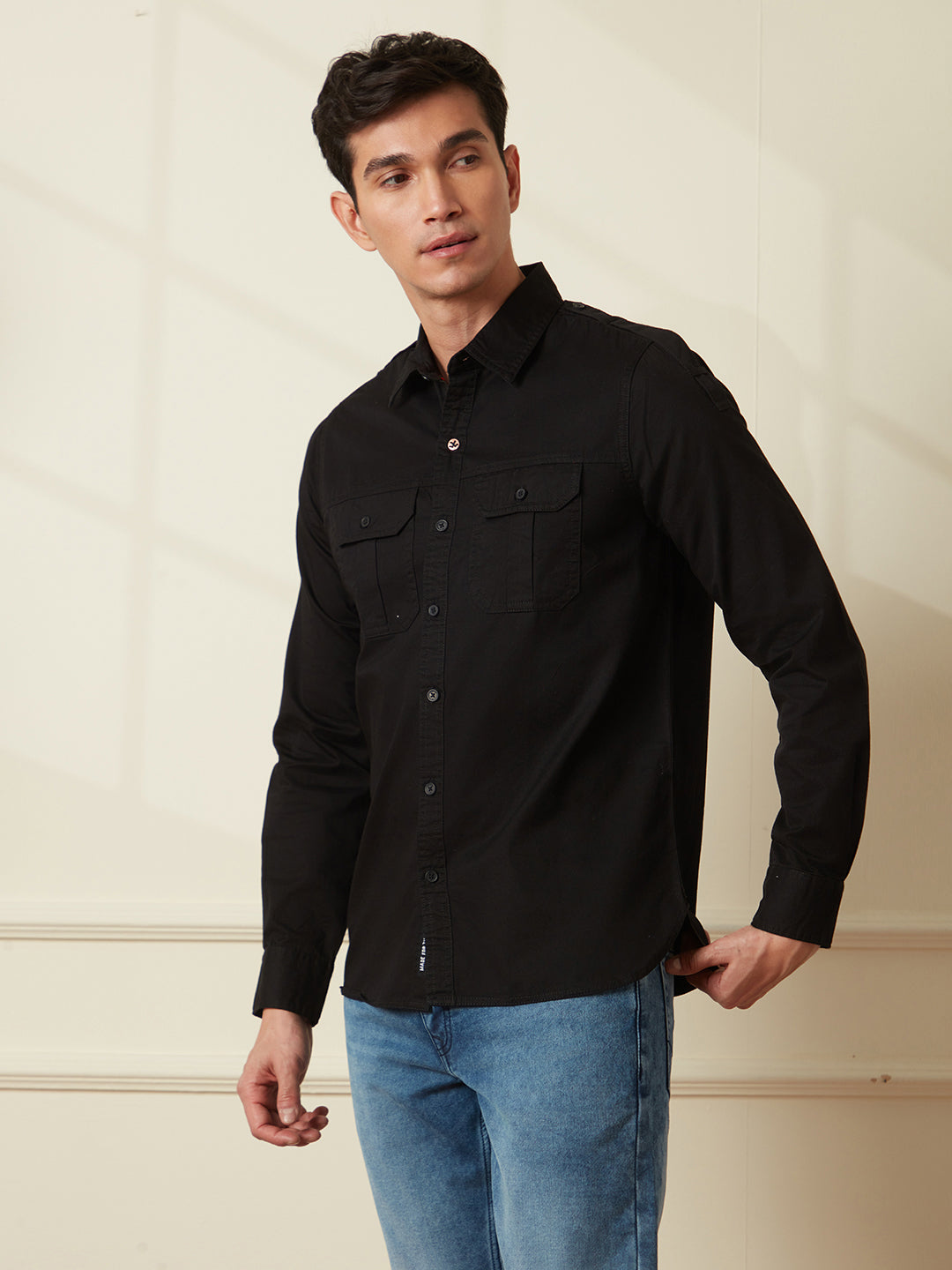 Solid Prime Black Shirt