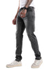 Classic Dark Grey Five Pocket Jeans